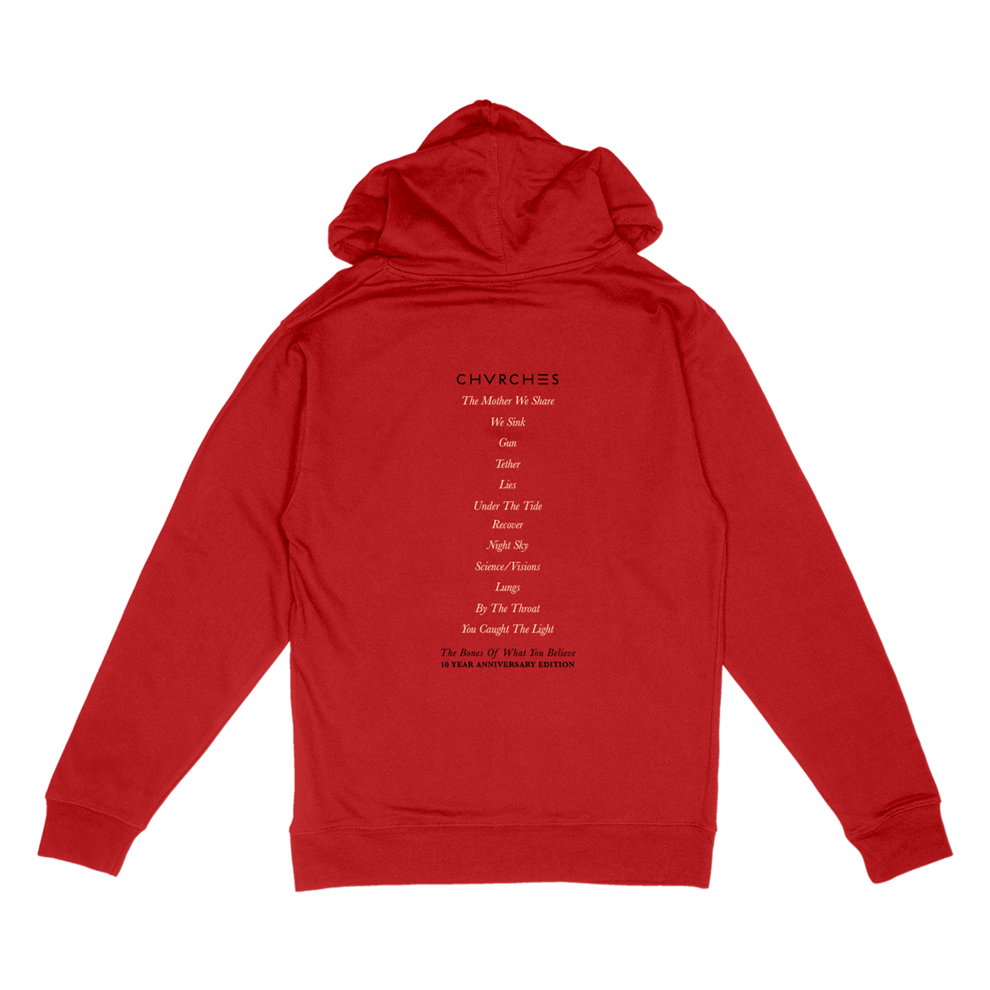 The Bones of What You Believe Tracklist Hoodie