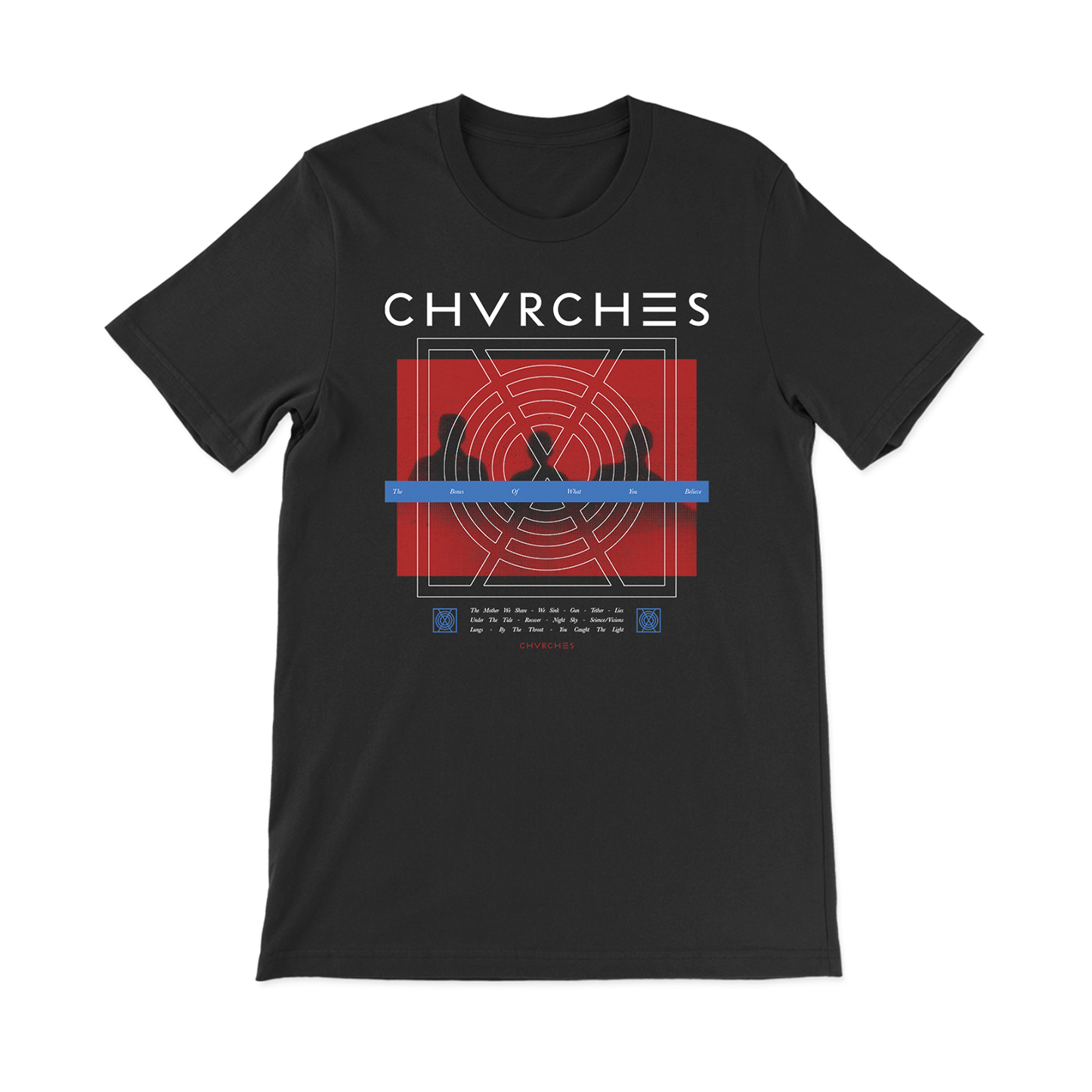 The Bones of What You Believe Silhouette Tracklist T-Shirt