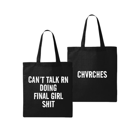 Can't Talk Tote Bag