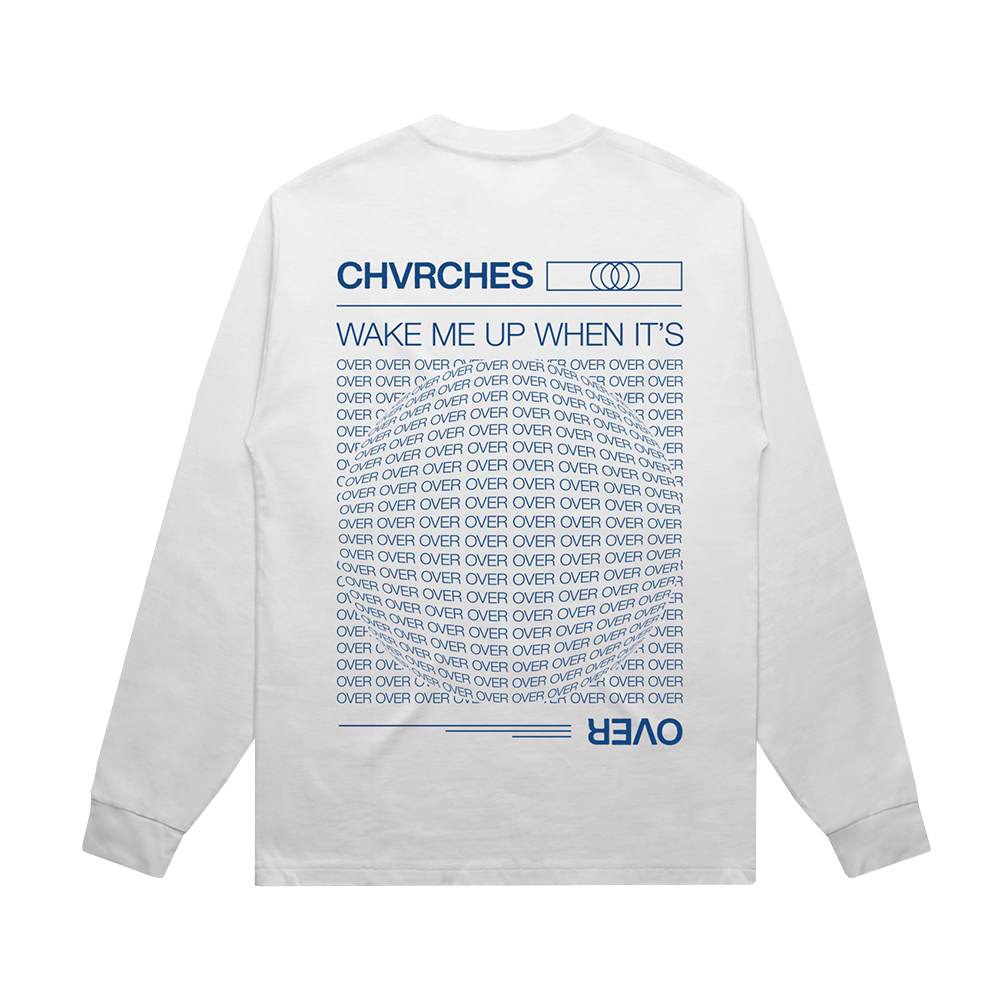 OVER White Long Sleeve T-Shirt