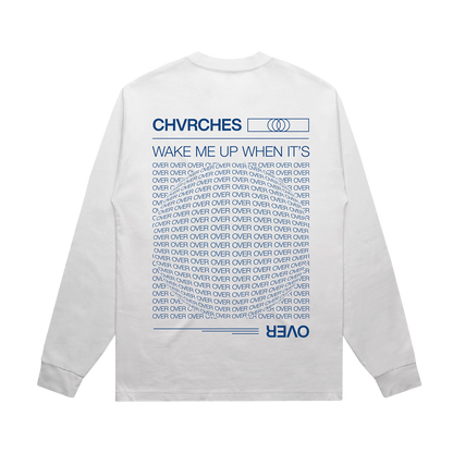 OVER White Long Sleeve T-Shirt