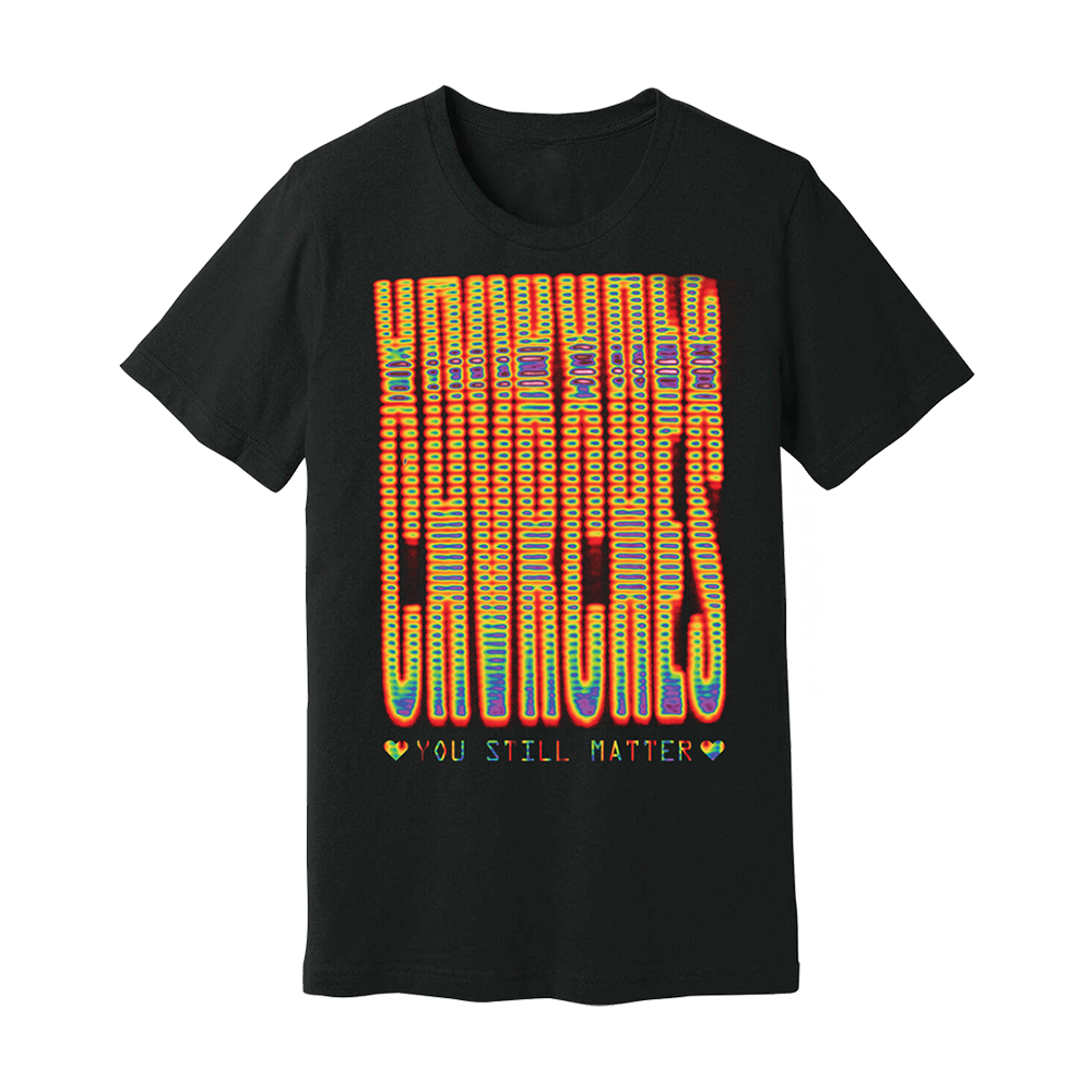 CHVRCHES - Black Infrared Logo T-Shirt